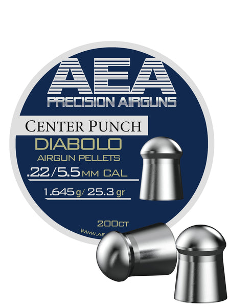 AEA Center Punch Pellets | .22 Cal | 25.3 gr | 200 Ct