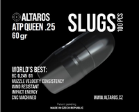 Altaros slugs .25 Cal 60gr Queen (100ct)