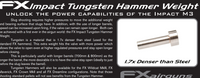 FX Tungsten Hammer Weight (Pre Order)