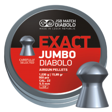 JSB JUMBO EXACT .22 500 COUNT (15.89gr)